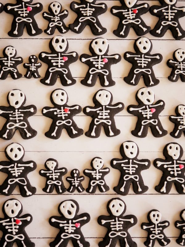 Skeleton Spiced Chocolate Cookies OH P Thermomix