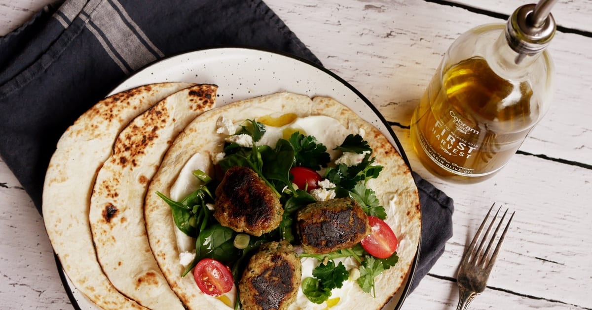 Thermomix recipe: Beef And Feta Kofta Wraps | Tenina.com