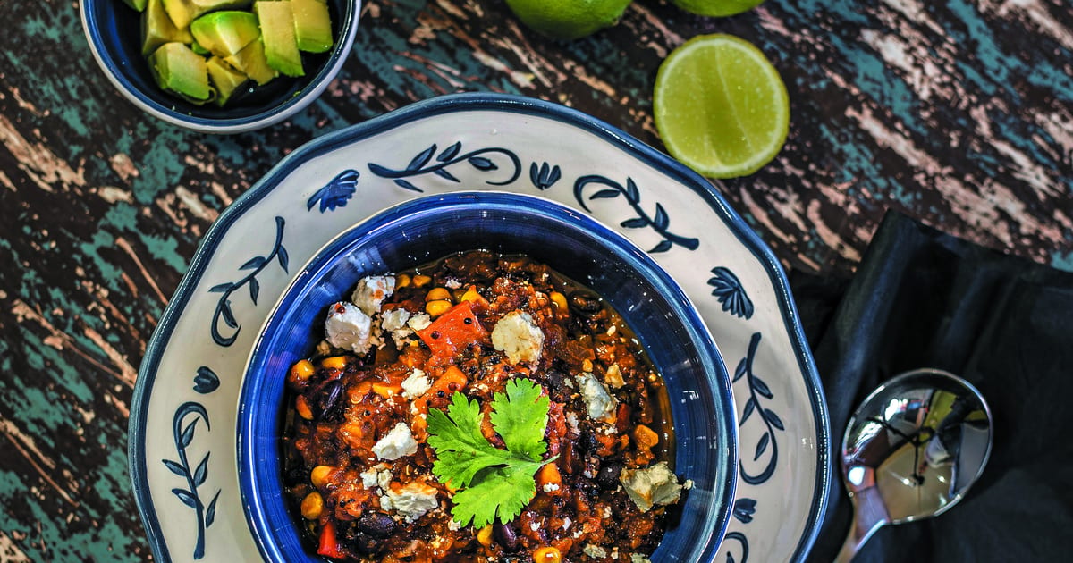 Thermomix recipe: Black Bean And Quinoa Chili