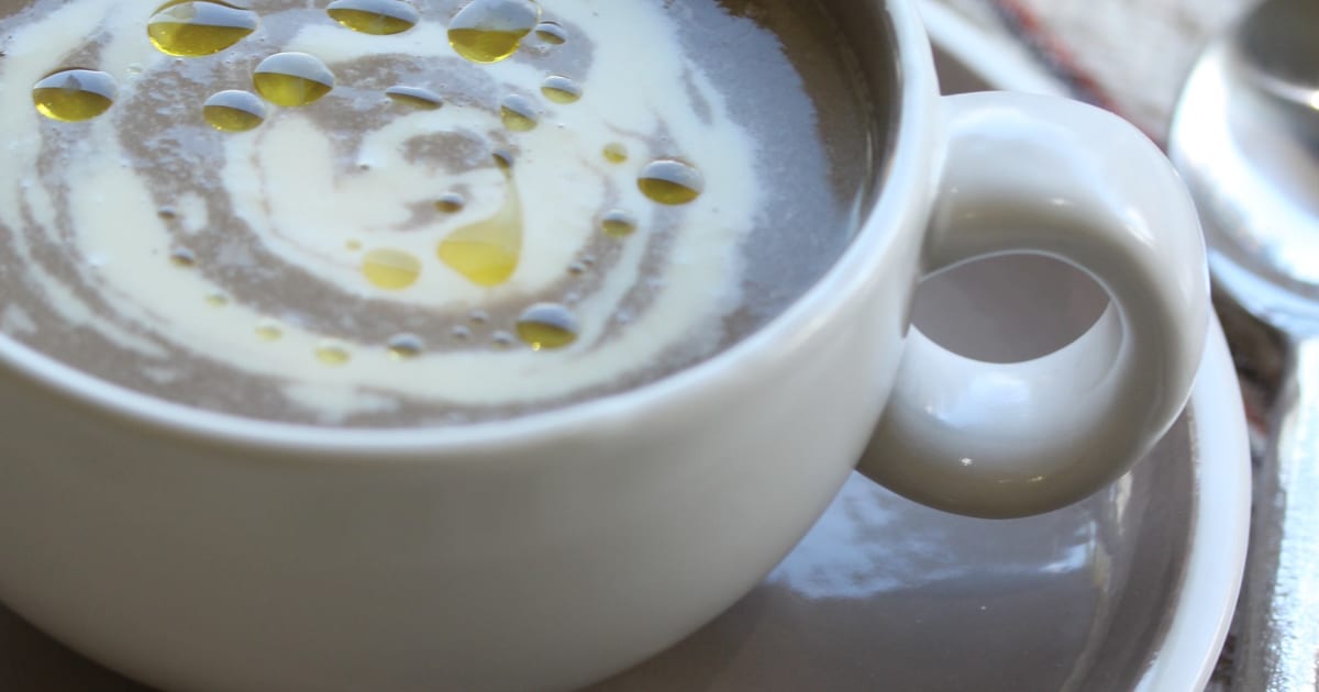 Thermomix recipe: Brandied Mushroom Soup with Parmesan… | Tenina.com