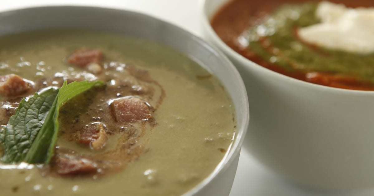 Thermomix recipe: Broad Bean and Pea Soup | Tenina.com