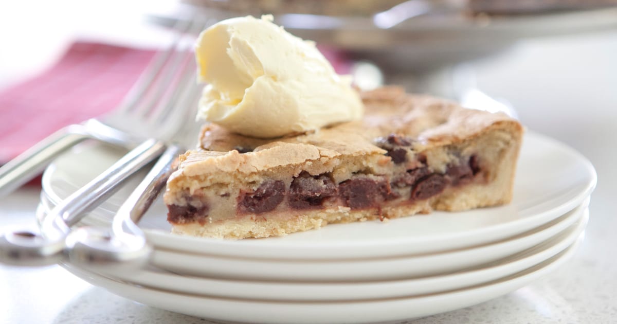 Thermomix recipe: Browned Butter Cherry Tart | Tenina.com