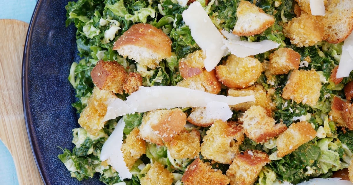 Thermomix recipe: Brussels Sprouts Caesar Salad with… | Tenina.com