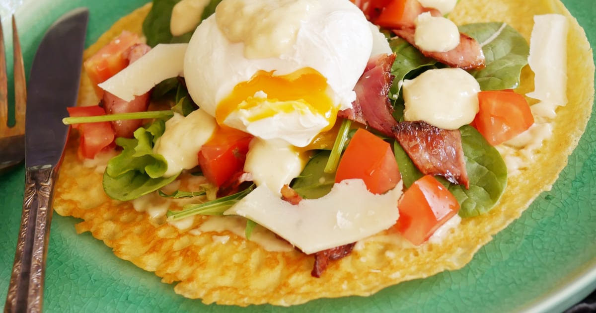 Thermomix recipe: Chicken Caesar Salad Crepes | Tenina.com