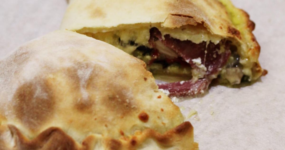 Thermomix recipe: Roasted Vegetable Calzone with Garlic… | Tenina.com