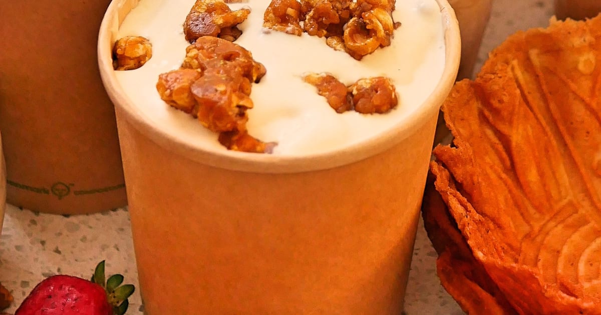 Thermomix recipe: Caramel Popcorn Ice Cream | Tenina.com