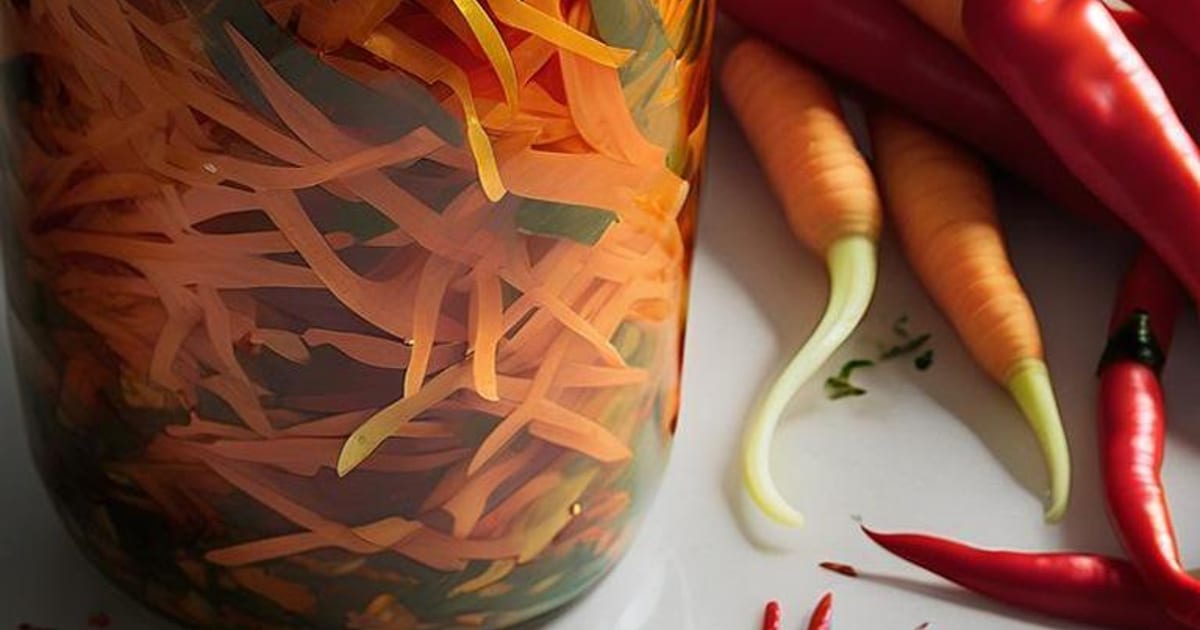 Thermomix recipe: Carrot and Daikon Pickle | Tenina.com