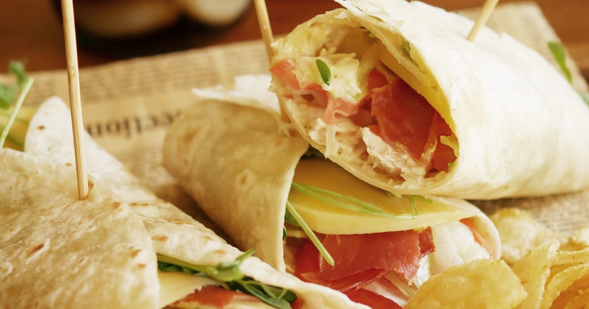 Thermomix recipe: Shredded Chicken Club Wrap Sandwich | Tenina.com