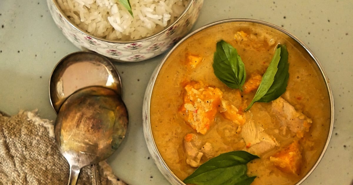 Thermomix recipe: Chicken and Pumpkin Curry | Tenina.com