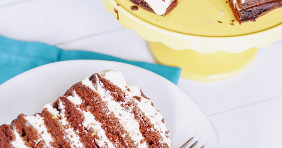 Thermomix recipe: Orange Chocolate Pancake Layer Cake | Tenina.com