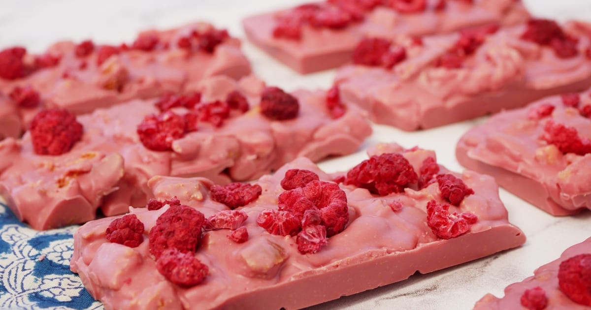 Thermomix recipe: Chunky Ruby Chocolate Bars with… | Tenina.com