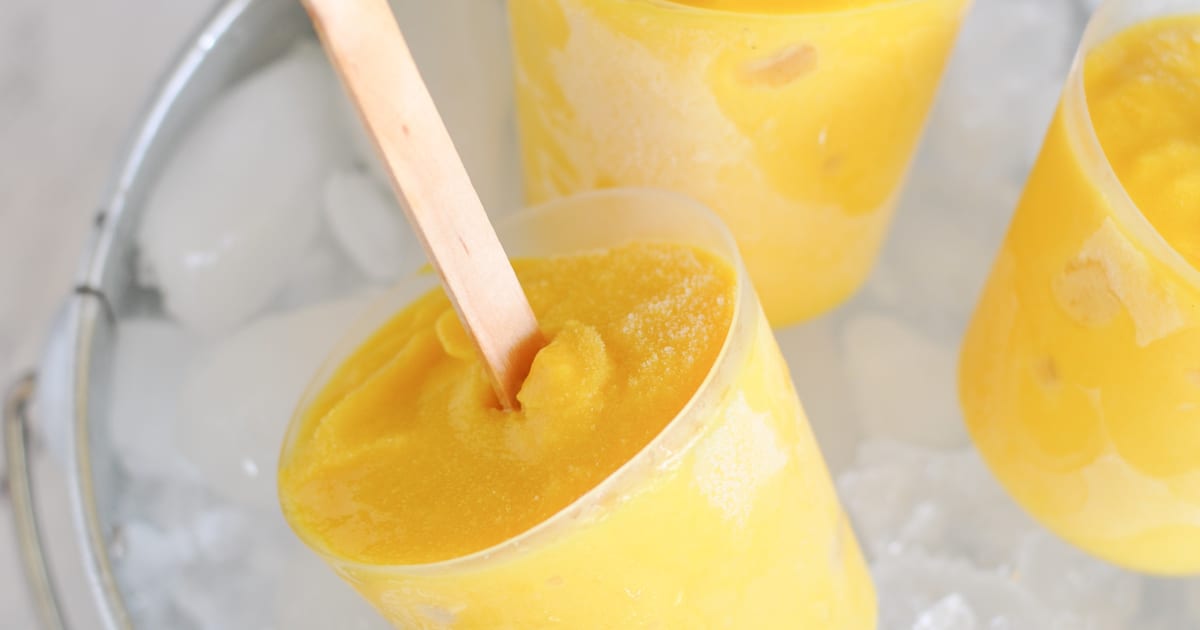 Thermomix recipe: Citrus Turmeric Sorbet Pops | Tenina.com