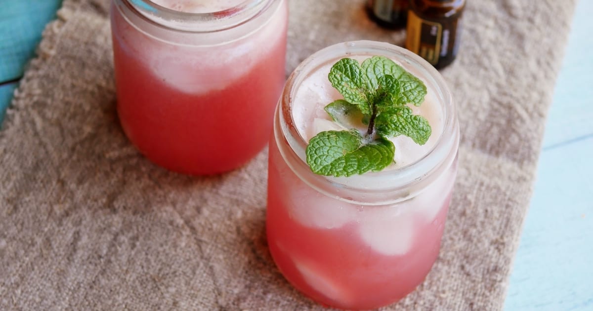 Thermomix recipe: Cranberry Spearmint Coolers | Tenina.com