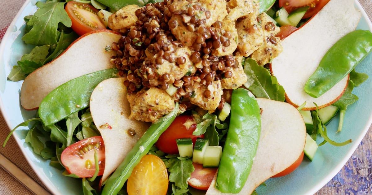 Thermomix recipe: Curried Chicken and Lentil Salad with… | Tenina.com