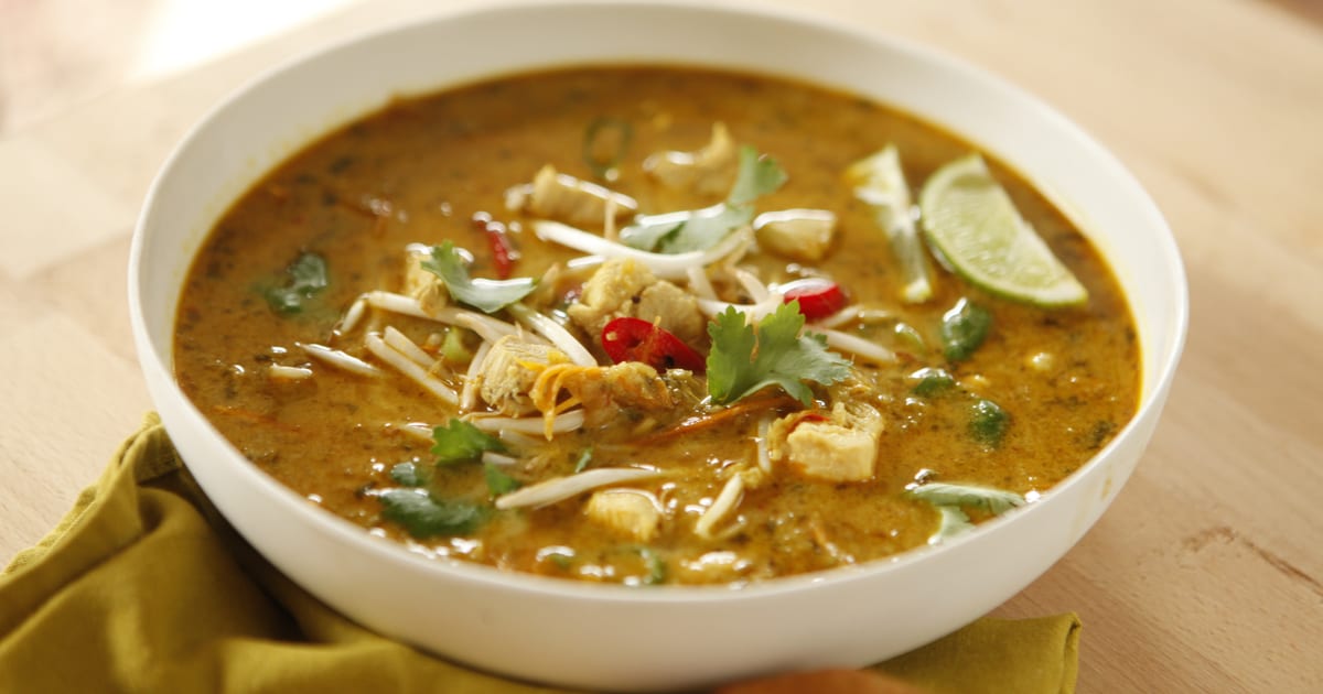 Thermomix recipe: Curried Coconut Chicken Soup | Tenina.com