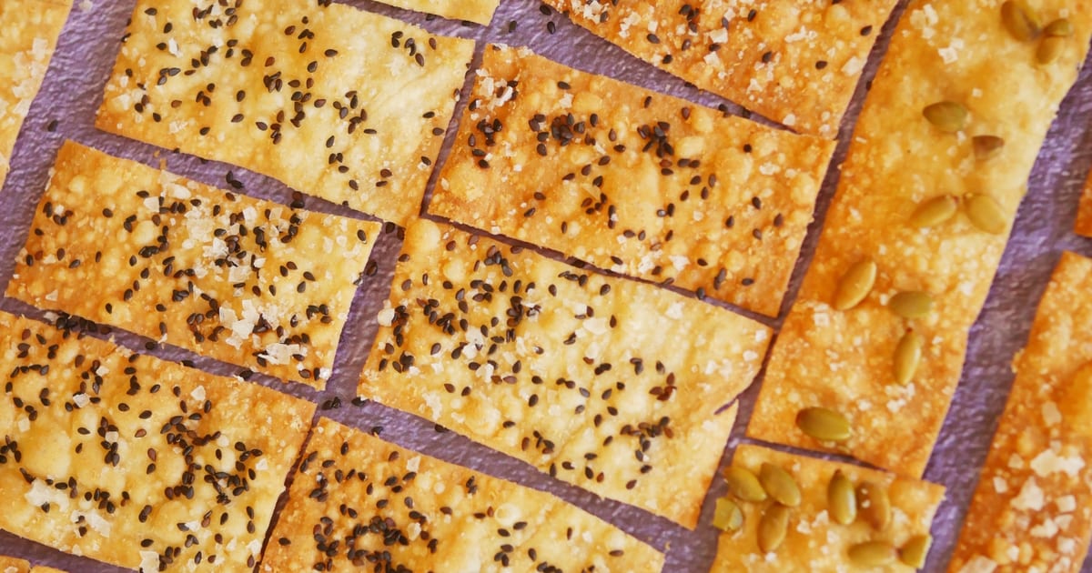 Thermomix recipe: EVOO Wholewheat Crackers with Seeds | Tenina.com
