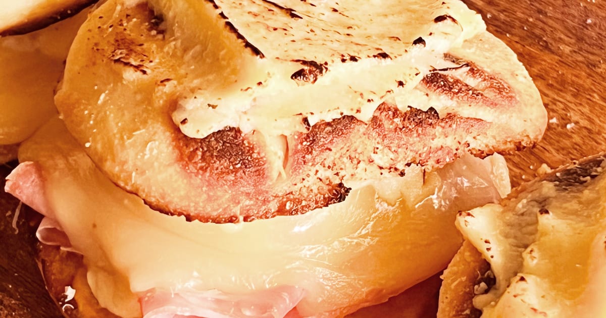Thermomix recipe: English Muffin Croque Monsieur | Tenina.com