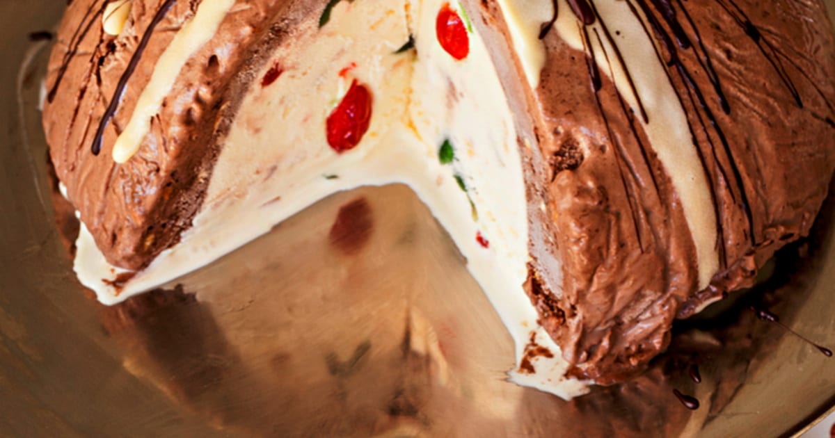 Thermomix recipe: Ice Cream Christmas Pudding Bombe | Tenina.com