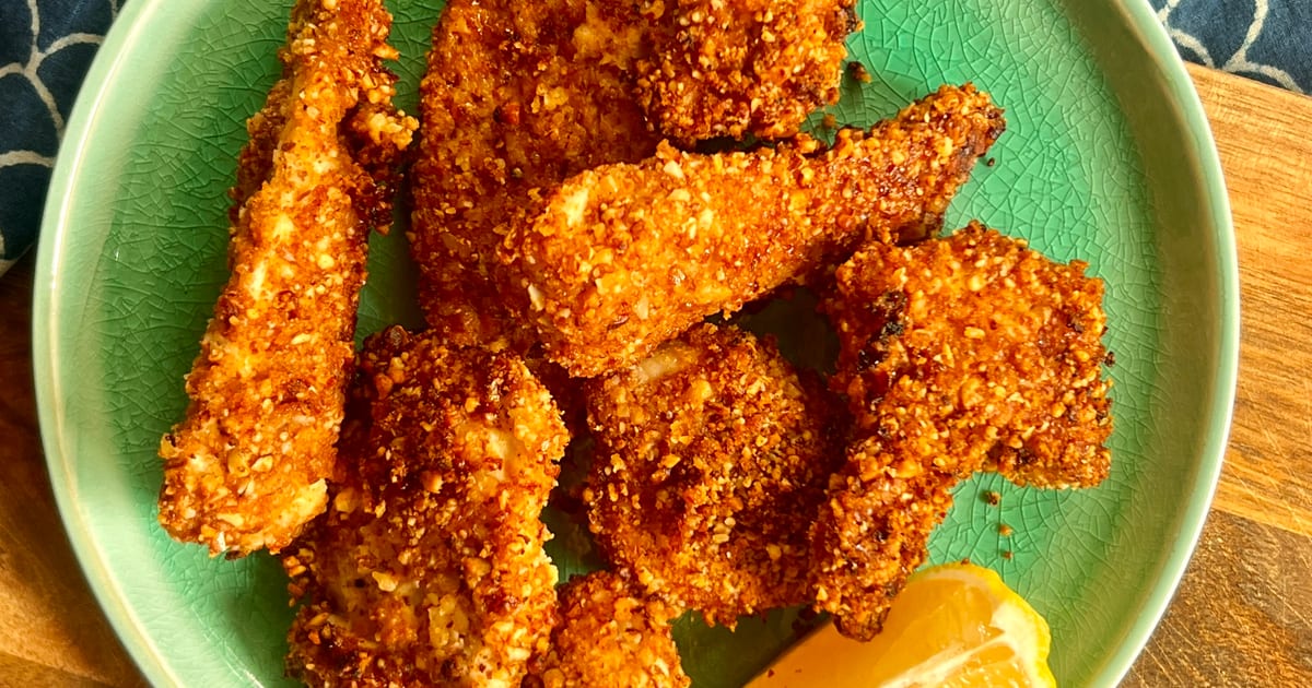 Thermomix recipe: Keto Crumbed Chicken | Tenina.com