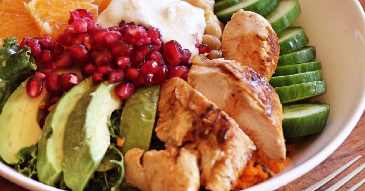 Thermomix recipe: Lemon Chicken and Kale Summer Salad | Tenina.com