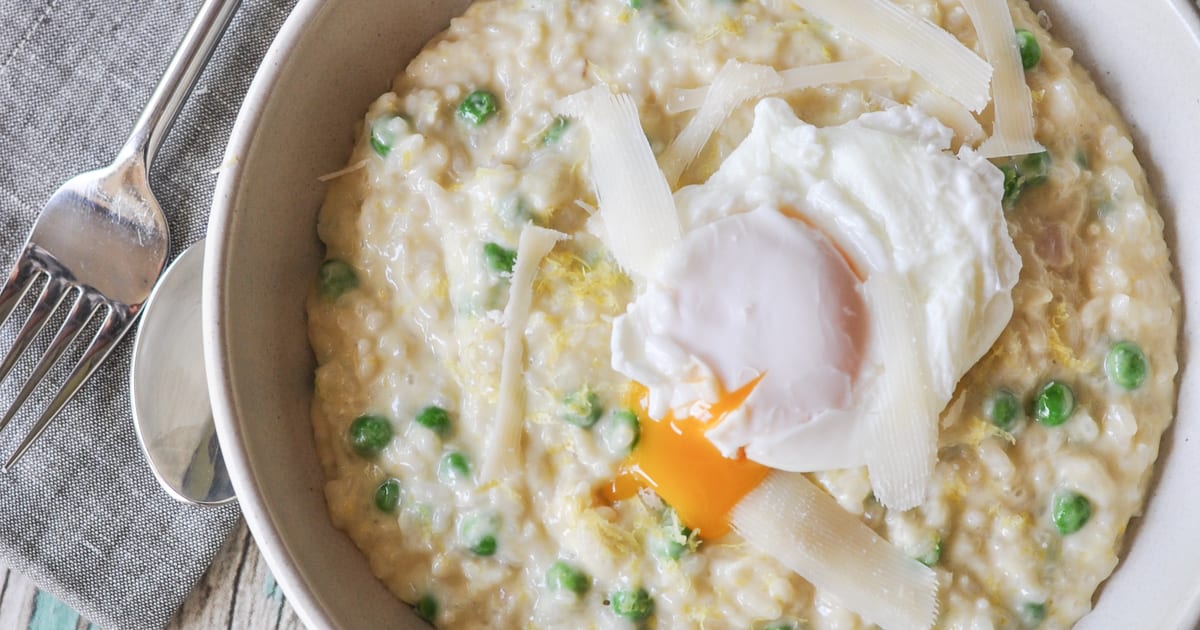 Thermomix recipe: Lemon, Pea and Parmesan Risotto | Tenina.com