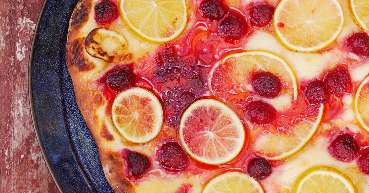 Thermomix recipe: Dessert Pizzas; Lime Raspberry | Tenina.com