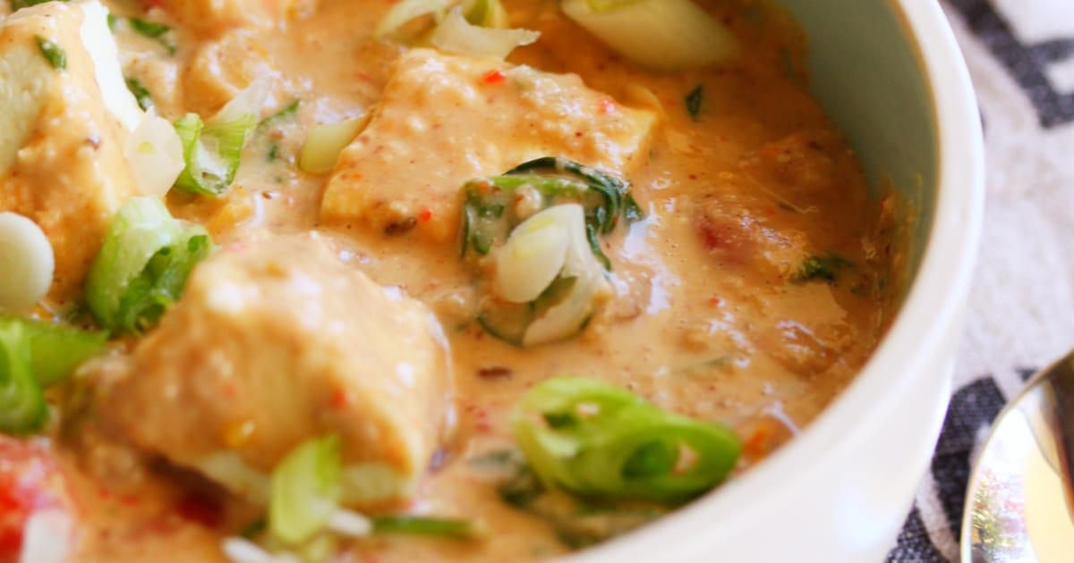 Thermomix recipe: Paneer, Spinach and Chickpea Korma | Tenina.com