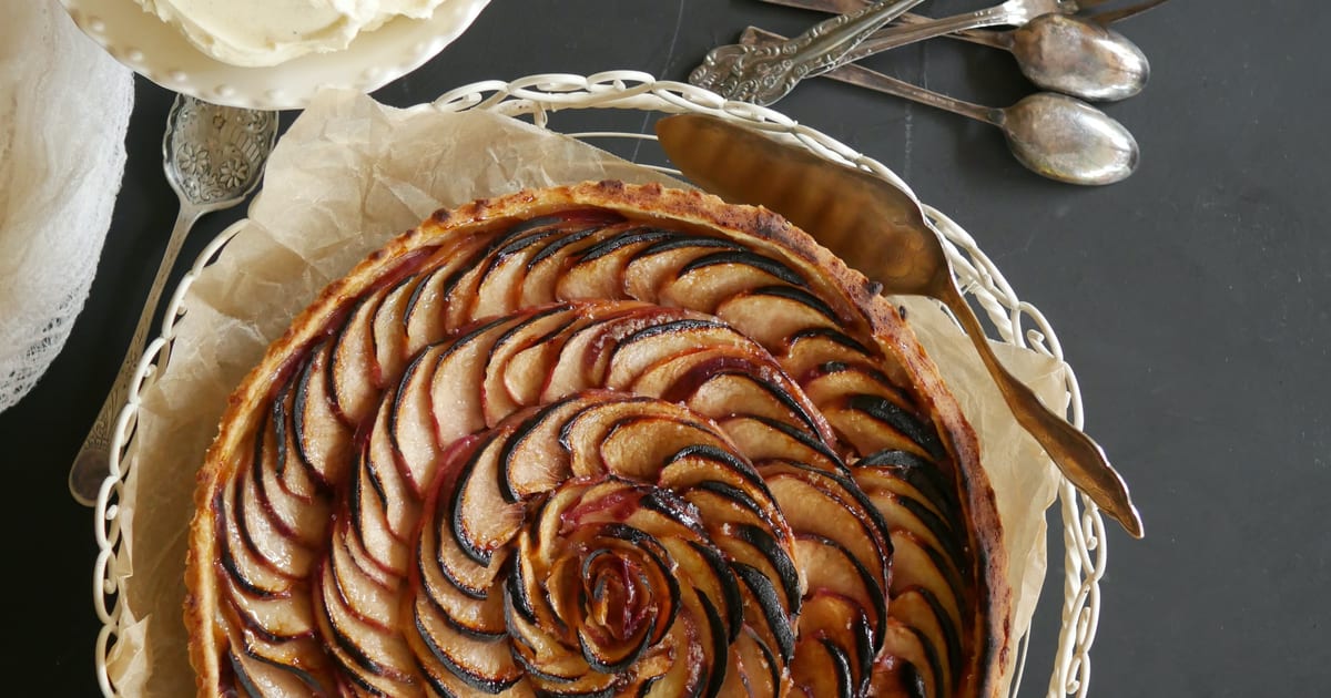 Thermomix recipe: Peach and Almond Tart | Tenina.com