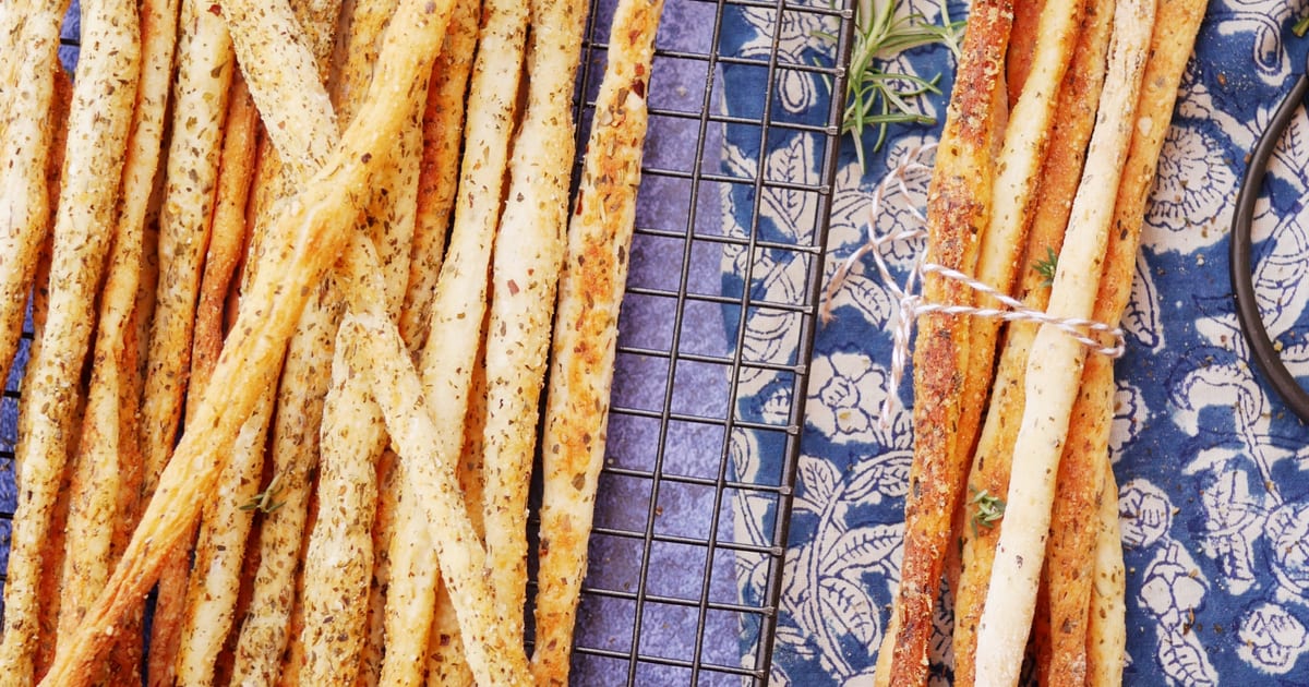 Thermomix recipe: Rosemary Salted Sourdough Grissini | Tenina.com