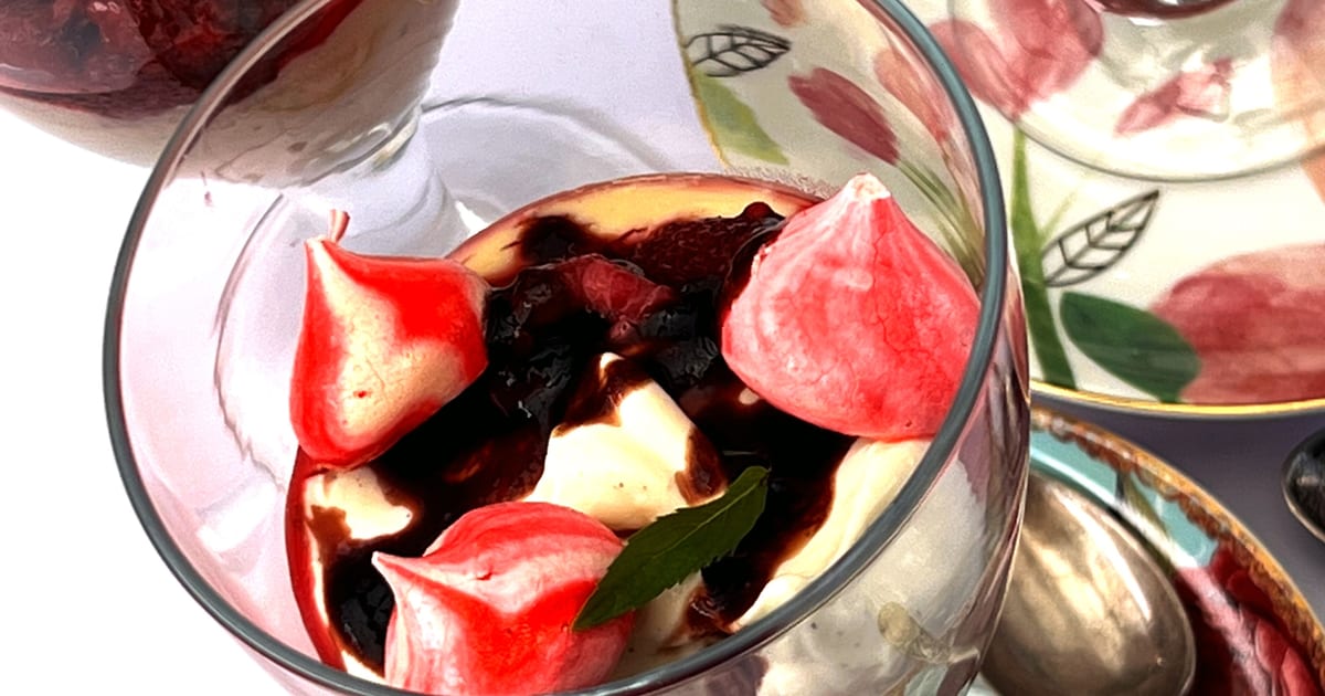 Thermomix recipe: Raspberry and White Chocolate Parfait | Tenina.com