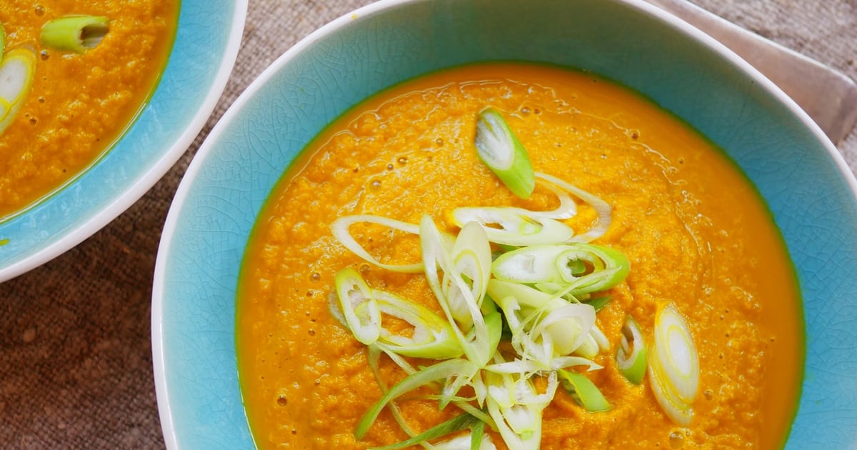 Thermomix recipe: Raw Carrot Ginger Soup | Tenina.com