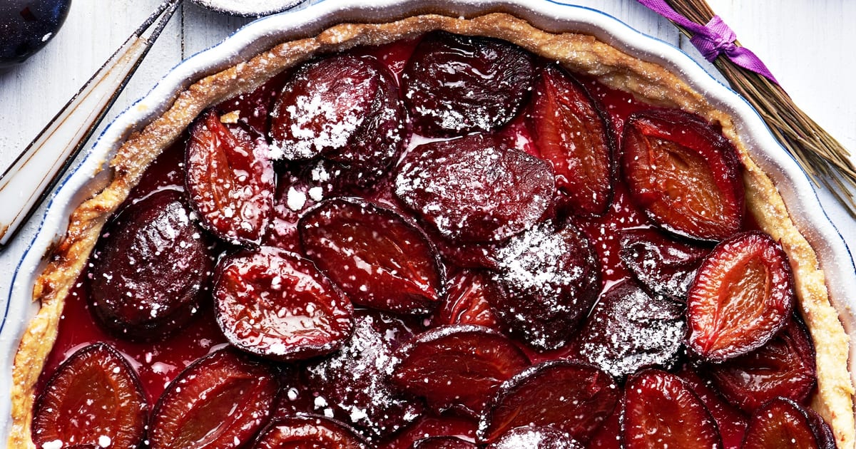 Thermomix recipe: Vanilla Roasted Plum and Mascarpone… | Tenina.com