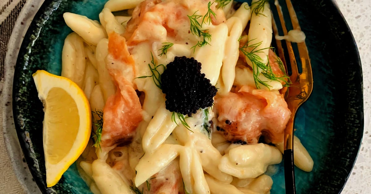 Thermomix recipe: Salmon Mac N Cheese | Tenina.com