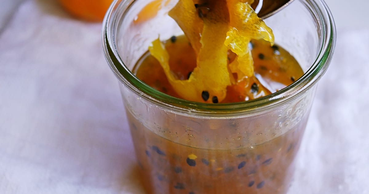 Thermomix recipe: Spiced Passionfruit Syrup | Tenina.com
