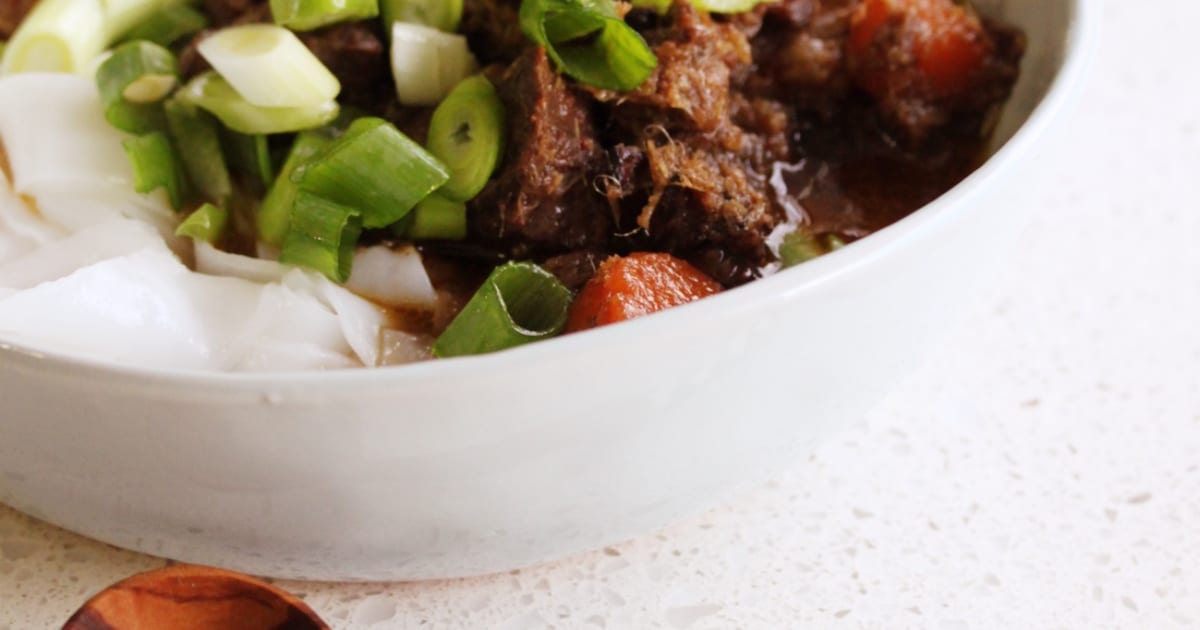 Thermomix recipe: Spicy Ginger Beef Stew with Lemongrass | Tenina.com