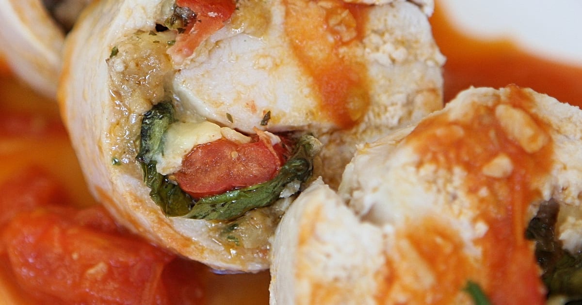 Thermomix recipe: Stuffed And Steamed Chicken Breast | Tenina.com