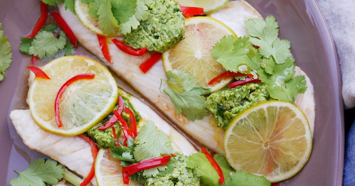 Thermomix recipe: Thai Fish With Coriander Butter | Tenina.com