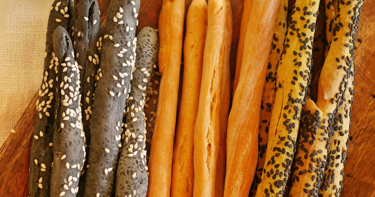 Thermomix recipe: Tri-Colour Grissini | Tenina.com
