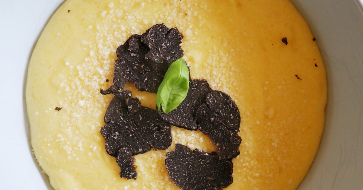 Thermomix recipe: Truffled Polenta | Tenina.com