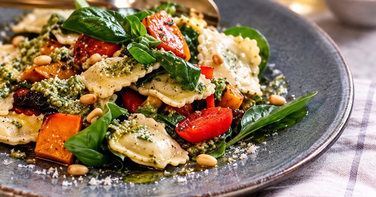Thermomix recipe: Ravioli Salad | Tenina.com