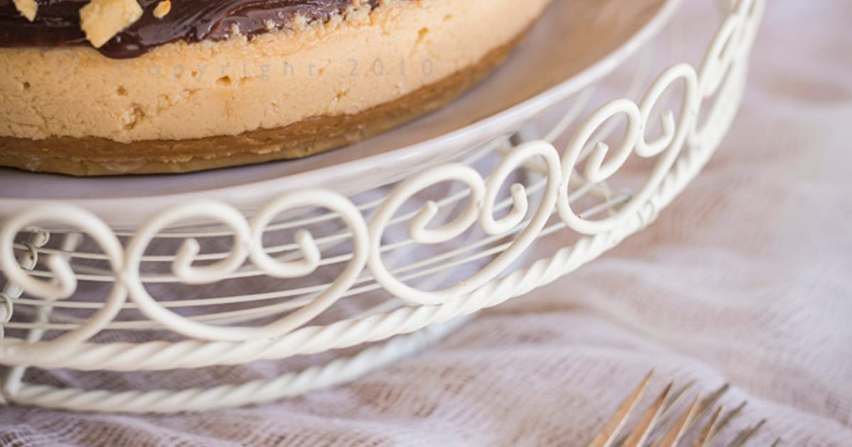 Thermomix recipe: Peanut Butter Chocolate Cheesecake | Tenina.com