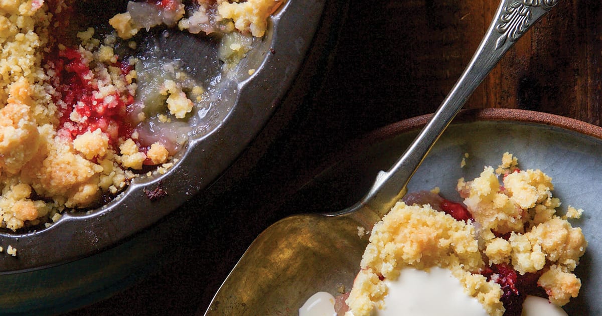 Thermomix recipe: Raspberry & Apple Crumble | Tenina.com