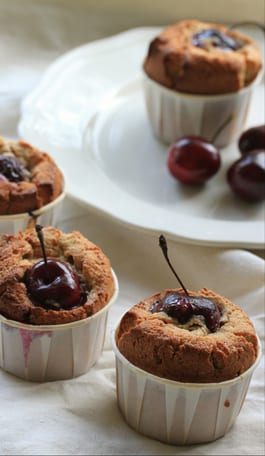 Quinoa and Cherry Friands