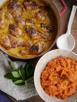 African Chicken Curry with Jollof Rice P