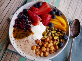 Almond Porridge Bowl Fotor