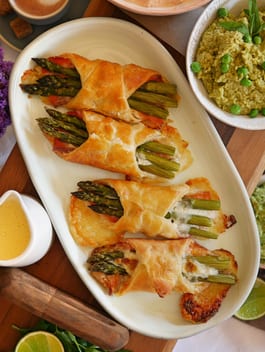 Asparagus Salmon Pastries OH CU TENINA