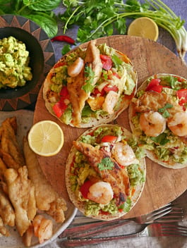 Barramundi and Prawn Tacos OH P THERMOMIX