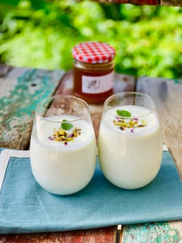 Basil Honey Lassi P