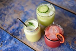 Basil Lemongrass Cooler Vanilla Mint Tamarillo
