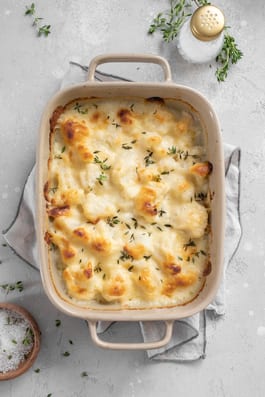 Bechamel Cauliflower Gratin